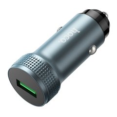 Купити Автомобільний зарядний пристрій Hoco Z49A Level USB Metal Gray