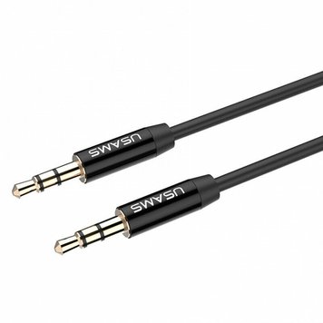 Купити Usams YP-01 Aux Audio Cable 1m Black