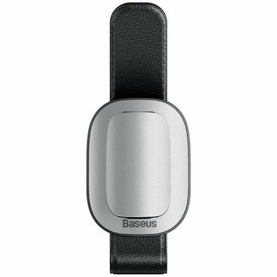 Купити Автомобильный держатель для очков Baseus Platinum Vehicle eyewear clip Silver