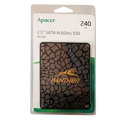 Купити Накопитель SSD Apacer AS340 Standard 240 GB 2.5" SATA III (6Gb/s) TLC