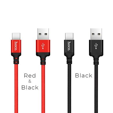Купити Кабель Hoco X14 USB Type-C 2A 1m Black