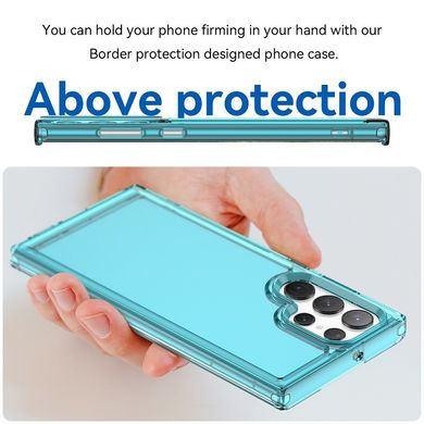 Купити Прозрачный чехол Cosmic Samsung Galaxy S23 Ultra Transparent Blue