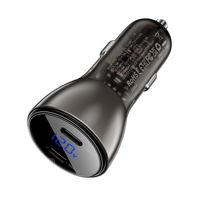 Купити Автомобільний зарядний пристрій ACEFAST B10 2 × USB-C Black