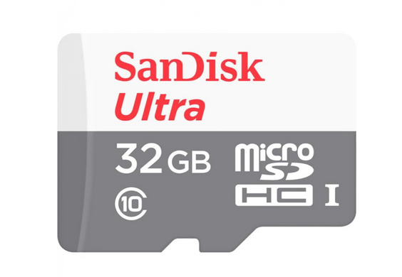 Купити Карта пам'яті SanDisk microSDHC Ultra 32GB Class 10 R-100MB/s