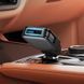 Автомобільний зарядний пристрій HOCO Z67 Triunfar PD60W(1C1A)+Type-C car charger with telescopic cable Metal Gray