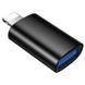 Адаптер BOROFONE BV26 iP male to USB female USB2.0 adapter Black