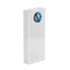 Пауербанк Baseus Amblight Digital Display Fast Charge Power Bank 30000 mAh 65 W White