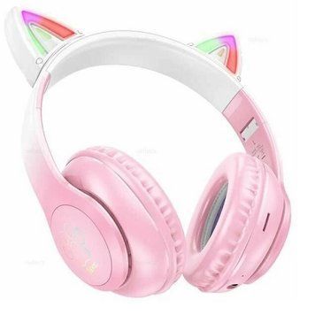 Купити Наушники HOCO W42 Cat ears BT headphones Cherry Blossom