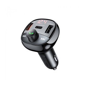 Купити АЗП з FM-модулятором REMAX Lodi Series All-in-One 54.5W PD+QC 2A+1C Fast Car Charge RCC331 Black