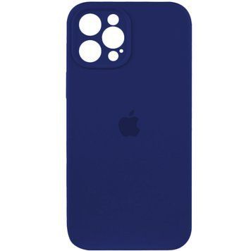 Купити Чохол для смартфона Silicone Full Case AA Camera Protect for Apple iPhone 12 Pro 39,Navy Blue