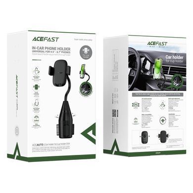 Купити Автотримач для телефона ACEFAST D24 car holder for cup holder Black