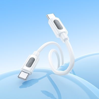 Купити Кабель BOROFONE BX114 Structure 60W silicone charging data cable C to C White
