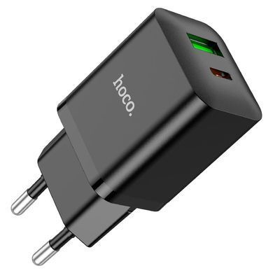 Купити Сетевой зарядный прибор HOCO N28 Founder PD20W+QC3.0 charger Black
