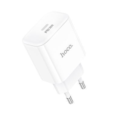 Купити Сетевой зарядный устройство HOCO C76A Pro Majestic single port PD30W charger White