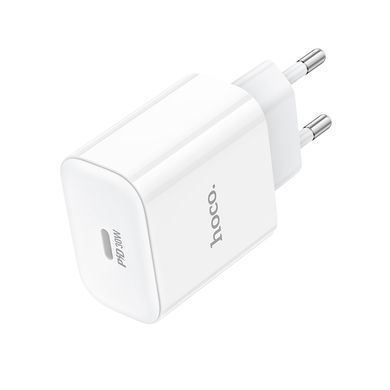 Купити Сетевой зарядный устройство HOCO C76A Pro Majestic single port PD30W charger White