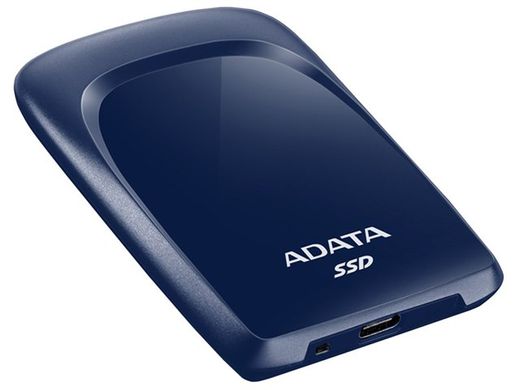 Купити Портативный SSD A-DATA SC680 480GB Portable USB 3.2 Type-C 3D NAND TLC Blue - Уценка