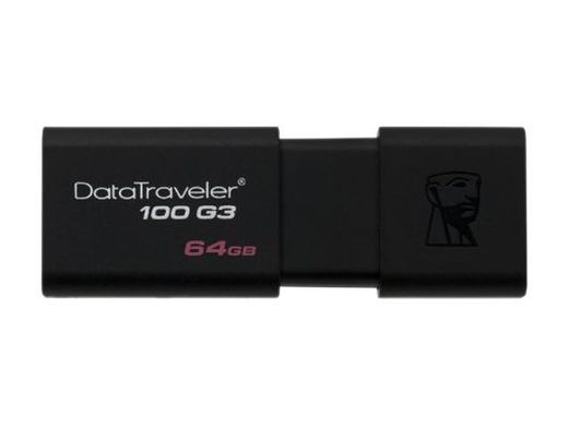 Купити Флеш-накопитель Kingston DataTraveler 100 G3 USB3.0 64GB Black