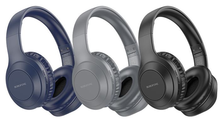 Купити Навушники Borofone BO20 Player BT headphones Bluetooth 5.3 Gray