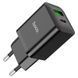 Сетевой зарядный прибор HOCO N28 Founder PD20W+QC3.0 charger Black