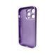Стеклянный чехол Apple iPhone 14 Pro Light Purple