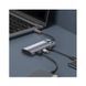 USB-Hub Baseus Metal Gleam Series 7-в-1 Многофункциональная Type-C HUB Док-станция Gray（Type-C to HDMI*1+USB3.0*2+USB-C*1+PD*1+SDTF*1)