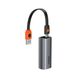 USB-хаб Baseus Steel Cannon Series USB A & Type-C Bidirectional Gigabit LAN Adapter Dark Grey - Уцінка