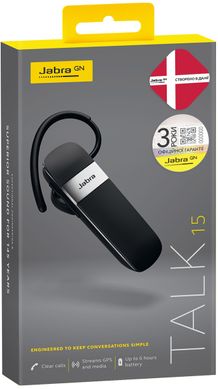 Купити Bluetooth-гарнітура Jabra Talk 15 Black