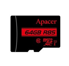 Купити Карта пам'яті Apacer microSDXC 64GB Class 10 UHS-I W-20MB/s R-85MB/s