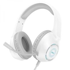 Купити Навушники з мікрофоном Hoco 3.5 мм (mini-Jack) White
