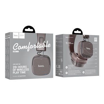 Купити Бездротові навушники HOCO W56 Earl BT headphones Brown