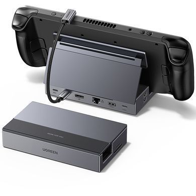 Купити Док-станція UGREEN CM800 9in1 USB-C Output：1&times;DP, 1&times;USB-C, 3&times;USB-A, 1&times;RJ45, 1&times;SD Card Slot, 1&times;TF Card Slot Space Gray