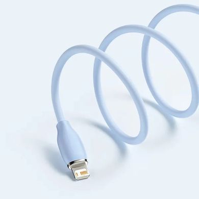Купити Кабель Baseus Jelly Liquid Silica Gel Fast Charging Data Cable USB to iP 2.4A 2m Blue