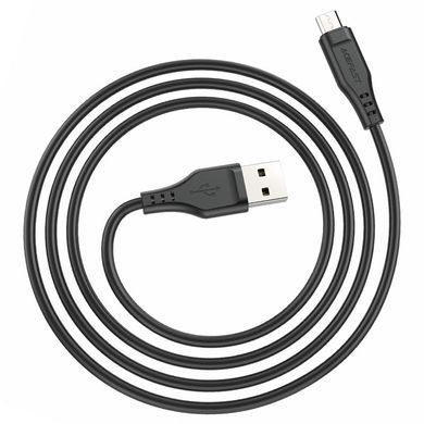 Купити Кабель ACEFAST C3-09 USB to Micro 2,4A, 1.2m, TPE, TPE connectors, Black
