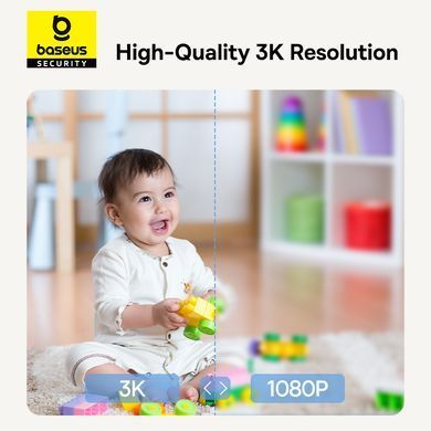 Купити IP-камера відеоспостереження Baseus Security P1 Indoor Camera 3K White EU