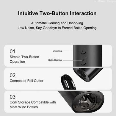 Купити Штопор Xiaomi Mijia Electric Red Wine Bottle Opener