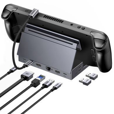 Купити Док-станція UGREEN CM800 9in1 USB-C Output：1&times;DP, 1&times;USB-C, 3&times;USB-A, 1&times;RJ45, 1&times;SD Card Slot, 1&times;TF Card Slot Space Gray