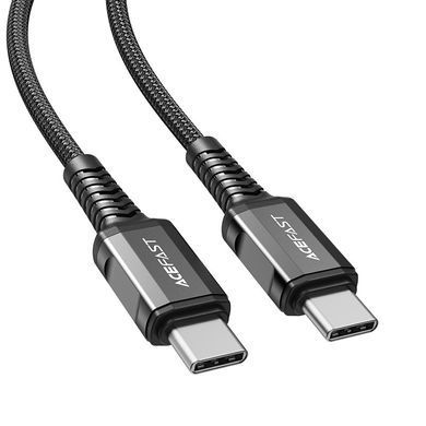 Купити Кабель ACEFAST C1-03 Type-C to Type-C 3A, 1.2m, nylon, aluminum connectors, Black