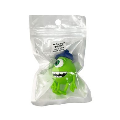Купити Флеш-накопичувач Wibrand USB 2.0 Mike Wazowski 16Gb Green