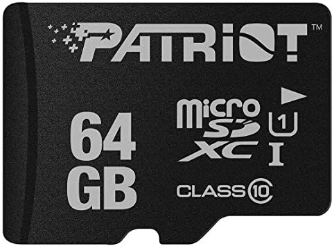 Купити Карта пам'яті Patriot microSDXC LX Series 64GB Class 10 W-10MB/s R-80MB/s Без адаптера