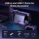 Док-станція UGREEN CM800 9in1 USB-C Output：1&times;DP, 1&times;USB-C, 3&times;USB-A, 1&times;RJ45, 1&times;SD Card Slot, 1&times;TF Card Slot Space Gray