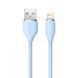 Кабель Baseus Jelly Liquid Silica Gel Fast Charging Data Cable USB to iP 2.4A 2m Blue