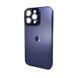 Стеклянный чехол с MagSafe Apple iPhone 15 Pro Max Deep Purple