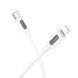 Кабель BOROFONE BX114 Structure PD silicone charging data cable iP White