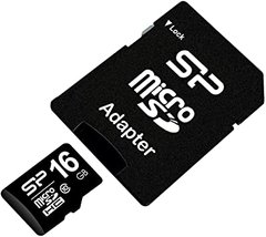 Купити Карта пам'яті SiliconPower microSDHC 16GB Class 10 V10 +SD-адаптер