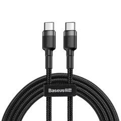 Купити Кабель Baseus Cafule USB Type-C Type-C 3 A 60 W 2m Black-Grey