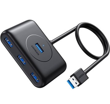 Купити USB-хаб UGREEN CR113 USB3.0 1m Black