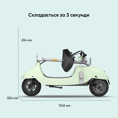 Купити Електросамокат OKAI Ceetle PRO EA10C 10" 900 Вт 10.4 Ah Mint Green