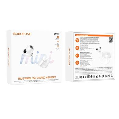 Купити Беспроводные наушники Borofone BW39 Bluetooth 5.3 White