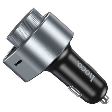 Купити Автомобильное зарядное устройство Hoco E72 Alegria 2 × USB, USB Type-C Gray