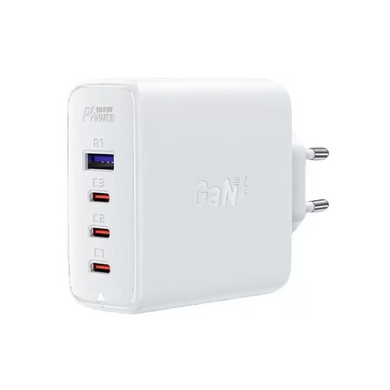 Купити Сетевое зарядное устройство ACEFAST A37 GaN charger set(cable C to C) White
